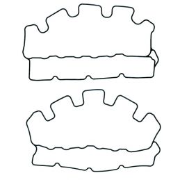 Valve cover gasket set Perkins 404C-22T