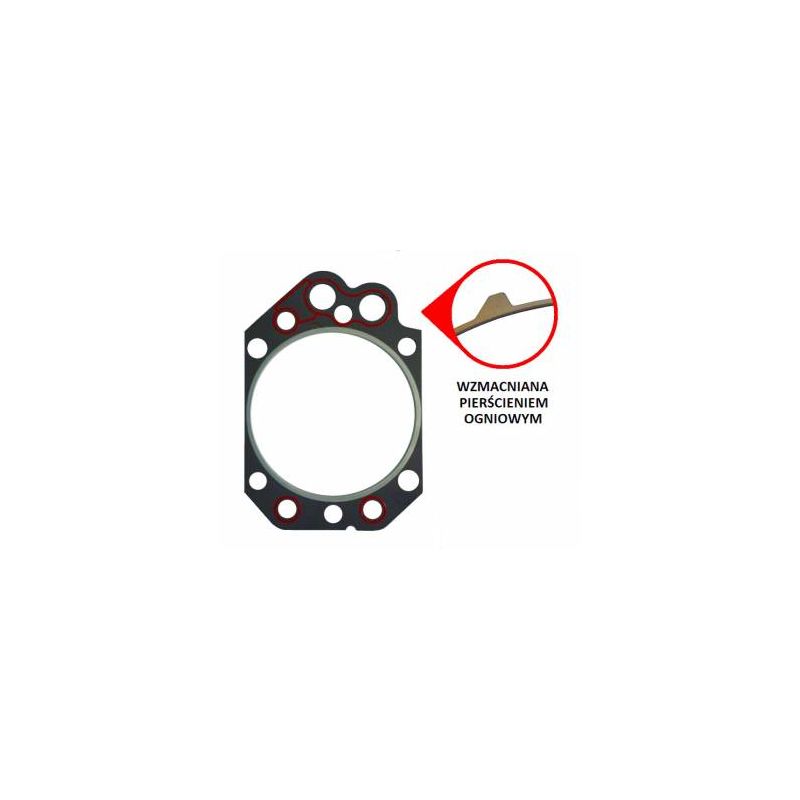 Head gasket Liebherr D914, D916 - 120mm/142mm - reinforced Head gasket Liebherr D914, D916 - 120mm/142mm - reinforced