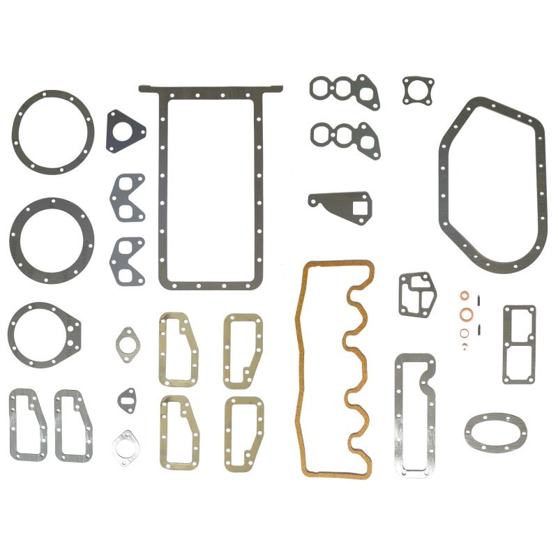 Full gasket set Massey Fergusson 23C - 894916M91 - material CV